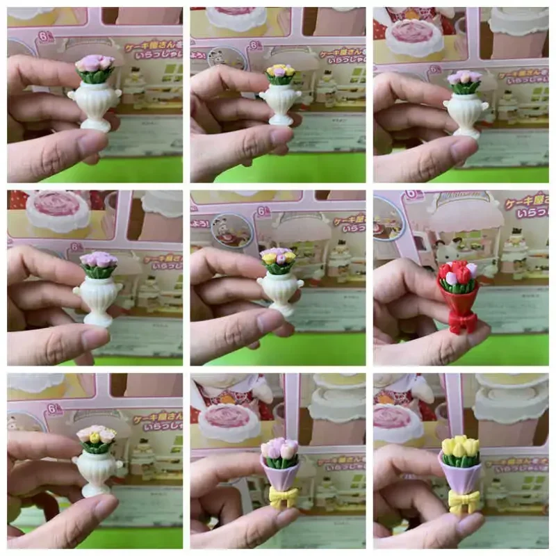 Genuine Japanese Authentic bulk goods play house toy doll animal mini ornament Defective and broken skin