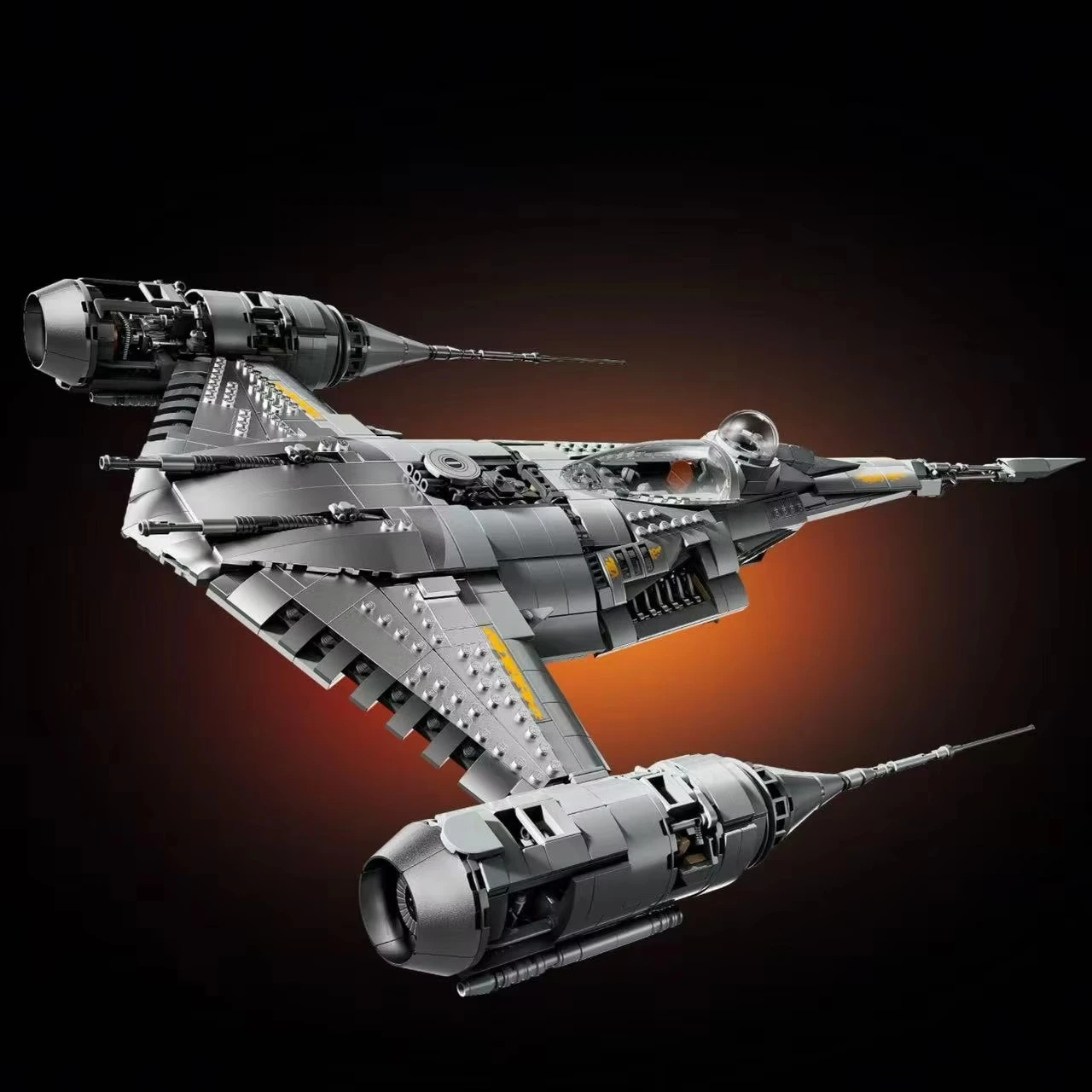 2026 Neuer N1 Starfighter Kreatives Baustein-Modell Kreative Bildungs-Spielzeug für Geburtstag und Weihnachten DIY Montage-Geschenk