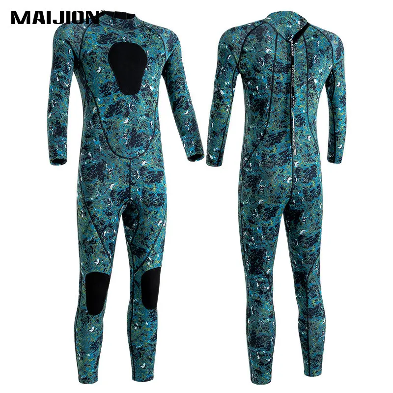 

Wetsuit for Men Women 3mm Neoprene Long Sleeve One-Piece Suits Keep Warm for Surfing Swimming Diving Snorkeling Water Sports