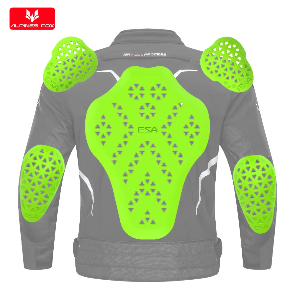 CE 레벨 1 오토바이 보호대 아머 보호 백 패드 충격 방지 오토바이 어깨 팔꿈치 무릎 보호대 내장형 보호 장비