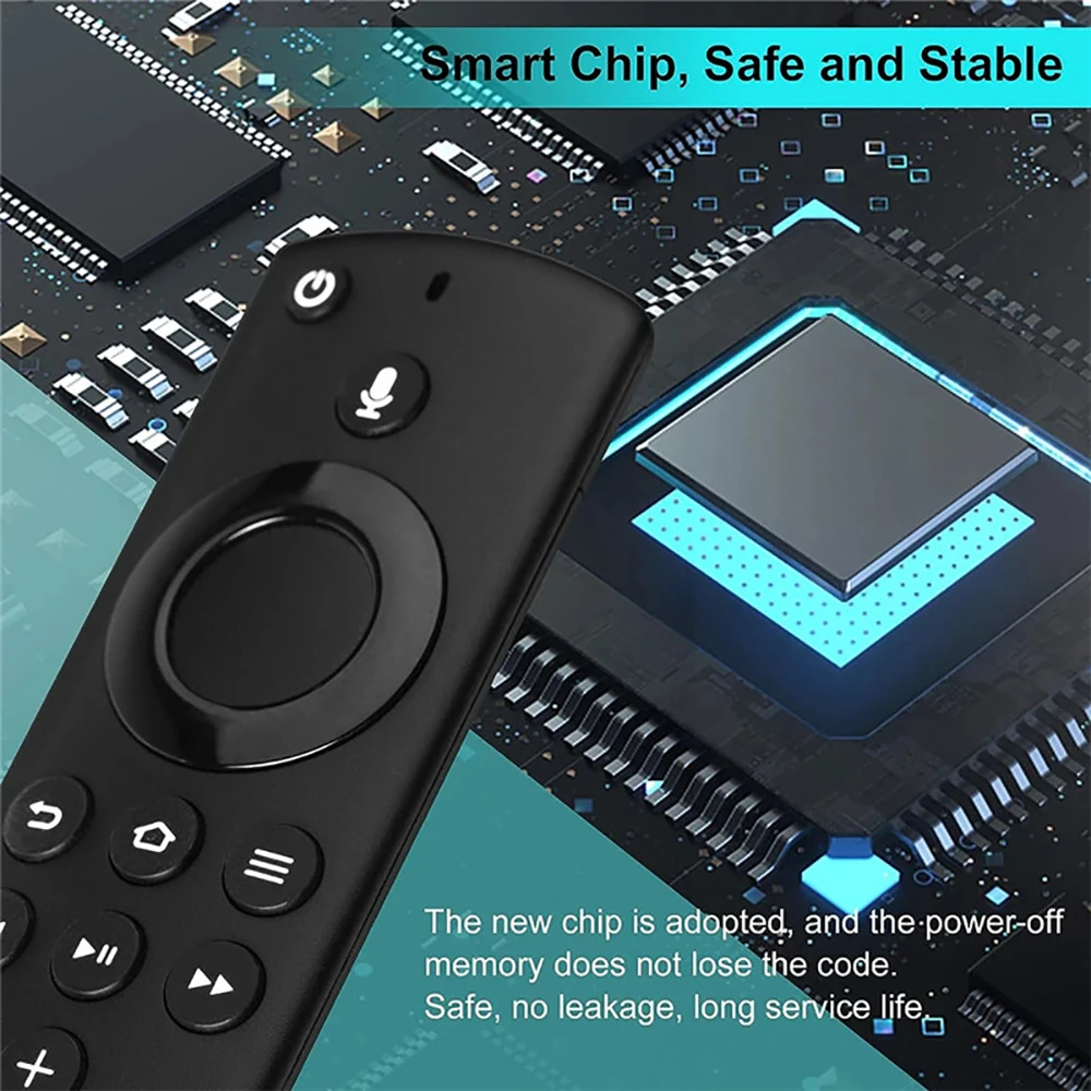 Télécommande Fire Stick HURRISE Tu00e9lu00e9commande TV Vocale L5B83G Tu00e9lu00e9commande De Remplacement Pour Télécommande Amazon Fire Tv