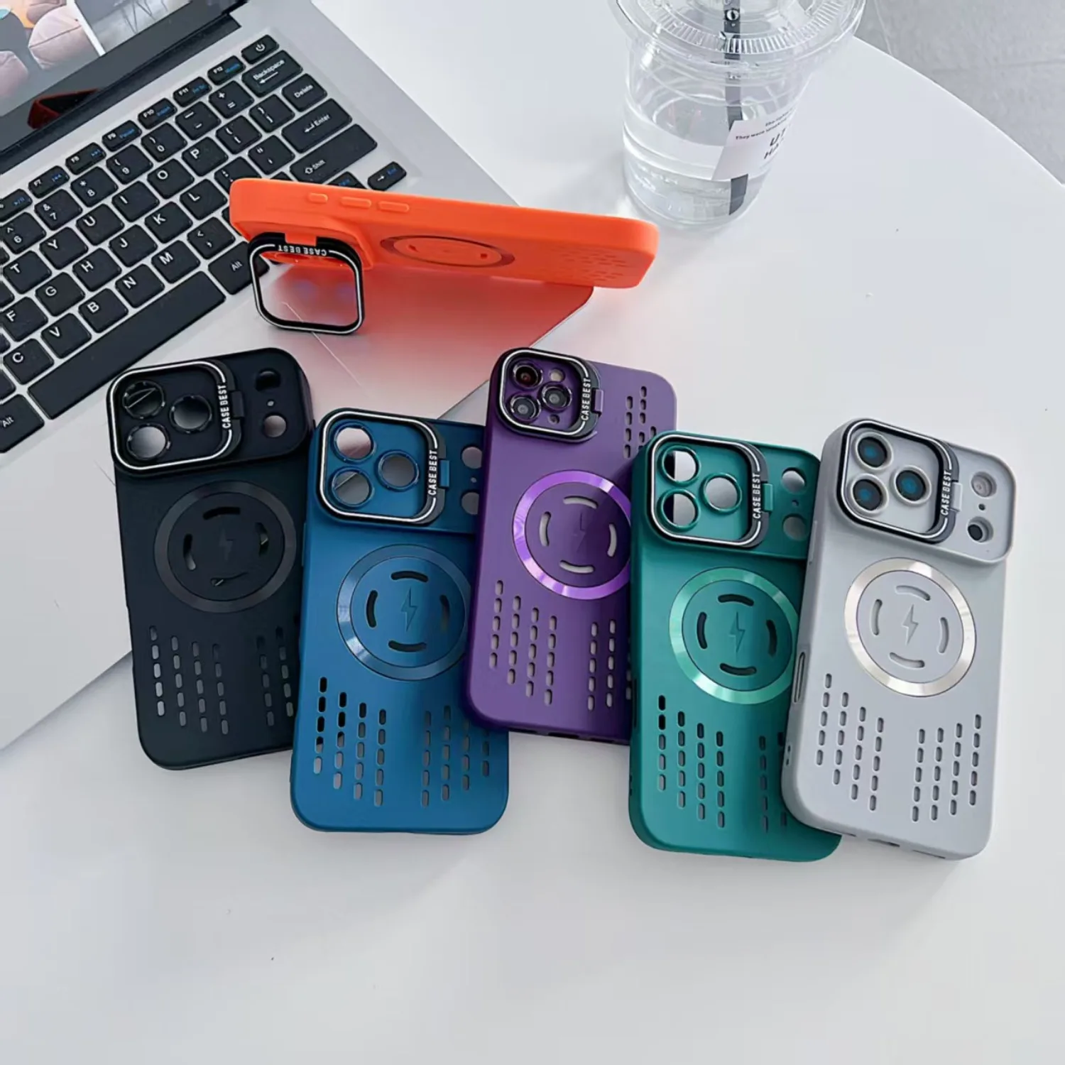 Breathable Soft Back Case with Cooling Heat Dissipation and Magnetic Compatibility