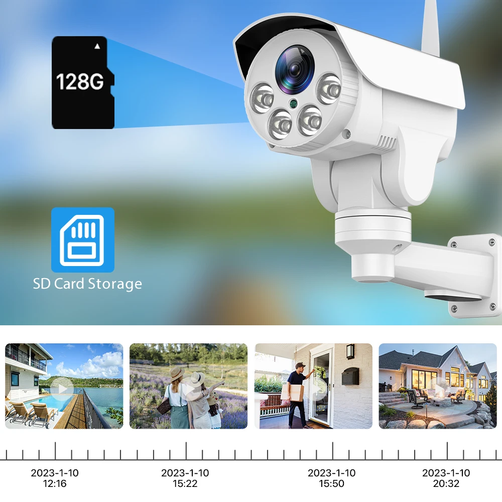 4g SIM-Karte IP-Kamera 5mp HD 10x optischer Zoom Ptz-Kamera  Outdoor-Bullet-Kamera ir 60m Sicherheit CCTV-Video überwachung Camhi P2P -  AliExpress