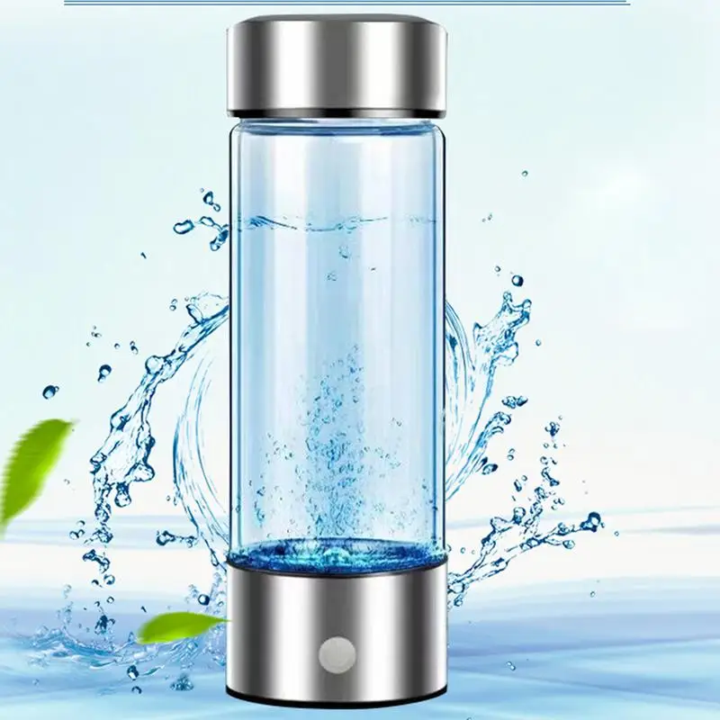 

420ml Hydrogen Generator Water Cup Filter Ionizer Maker Hydrogen-Rich Water Portable Super Antioxidants Hydrogen Bottle