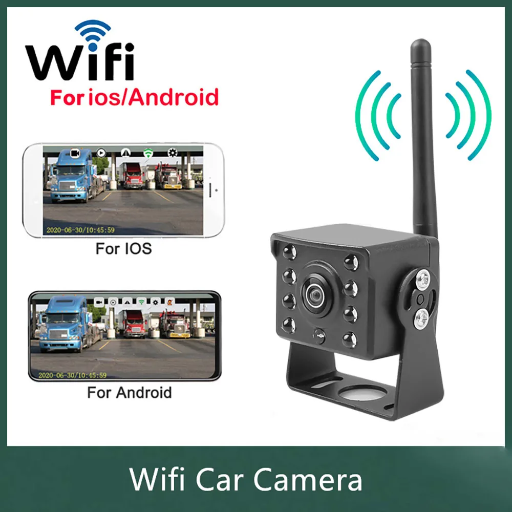 Afgrond vergroting Actuator Wifi Achteruitrijcamera Backup Camera Voor Bus Caravan Vrachtwagen Trailer  Auto Ondersteuning Iphone Android Apparaten Monito Dropship 12 24V| | -  AliExpress
