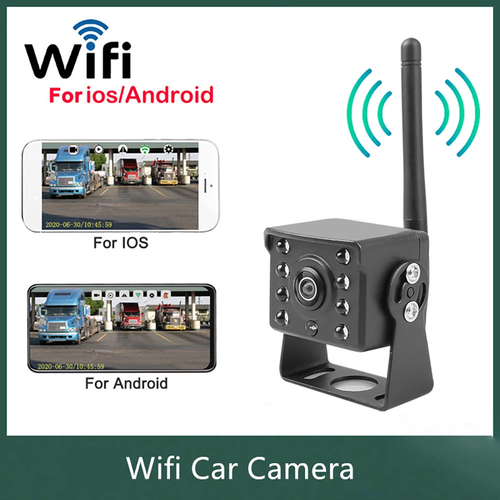 Ongeldig deadline groei Wifi Achteruitrijcamera Backup Camera Voor Bus Caravan Vrachtwagen Trailer  Auto Ondersteuning Iphone Android Apparaten Monito Dropship 12 24V| | -  AliExpress