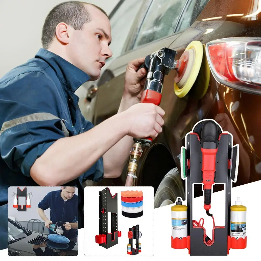 Wall-mounted Polisher Tool Holder Dedicated Placement Of Spray Bottle Rack For er Machines Cutting Machines Polishing