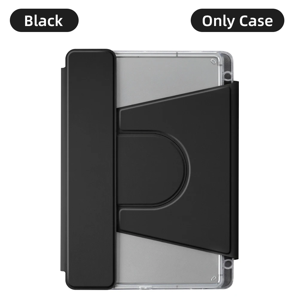 360° Rotation Detachable Magnetic Acrylic Tablet Keyboard Case