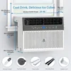 8000BTU U-Shaped Window Air Conditioner Cools up to 350 sq. ft. 6 Modes Energy Saving Quiet Operation Easy Installation Remote 3