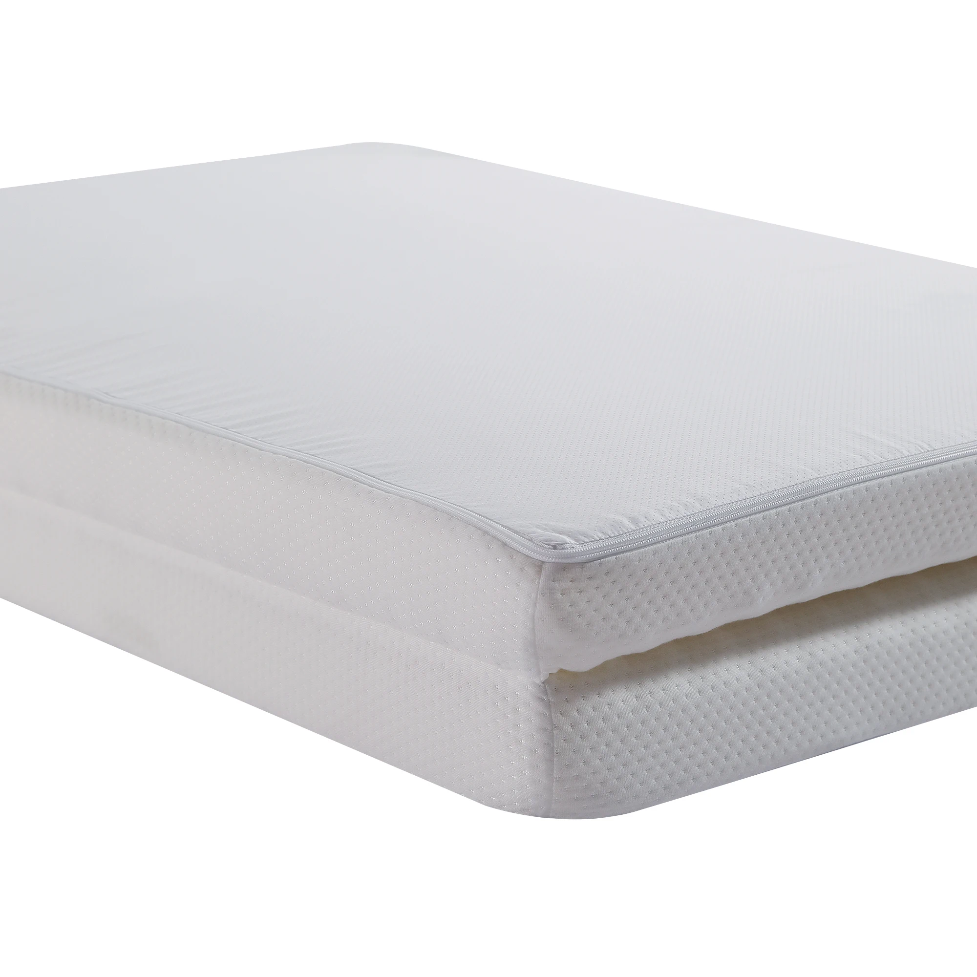 Platzsparende tragbare Klappmatratze – 23D-Schwamm H3-Härte, Wabenstoff, ergonomisch, atmungsaktiv, langlebig, 140 x 200 und 140 x 100 cm – Detail 2