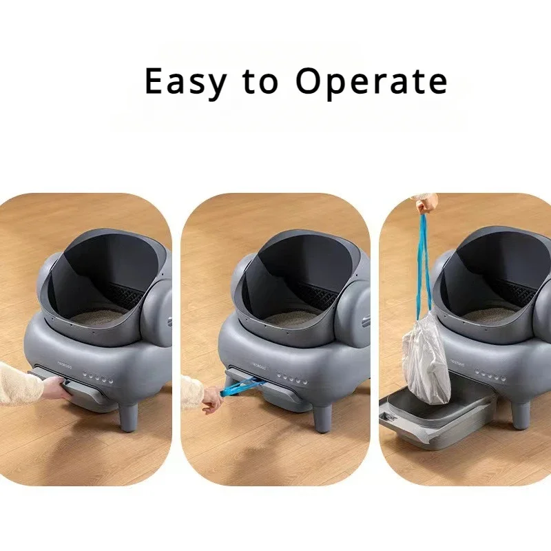 NEAKASA ゴミ袋 スマート自動猫トイレ 猫トイレトレー ゴミ袋 大容量