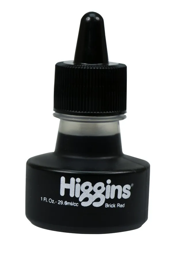 Чернила Higgins Dye-Based цвет кирпичный красный 29 6 мл |
