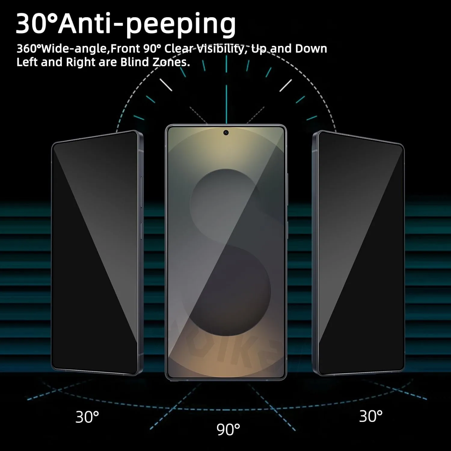 Enhanced Privacy Glass Screen Protector 2-Pack - Auto Dust Elimination, Bubble-Free HD Covers