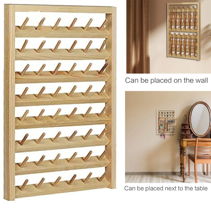 브레이딩 헤어 랙 스탠드, 스타일리스트 나무 실 거치대, 재봉 헤어 거치대, 브레이딩 랙 바닥 스탠드