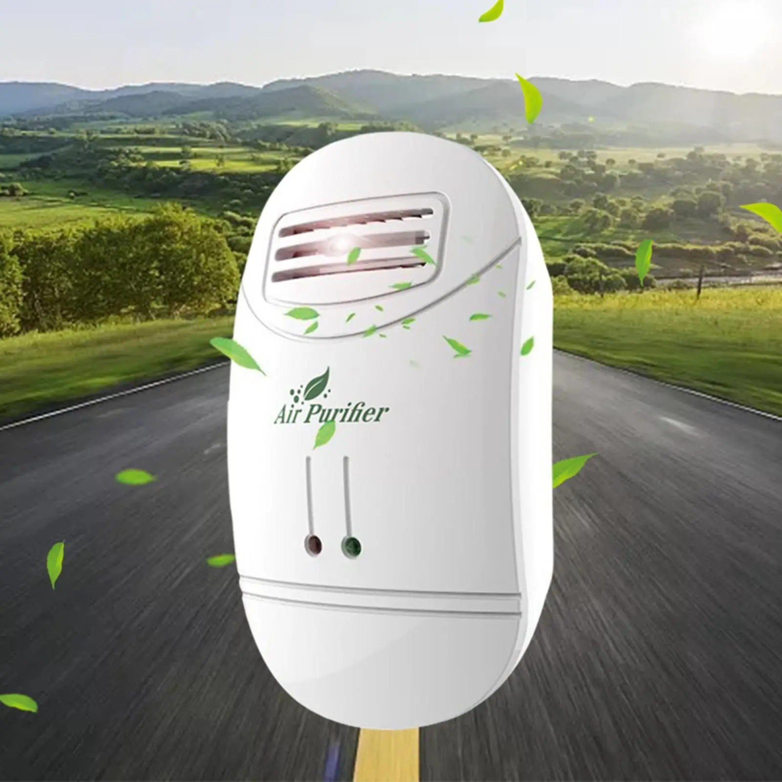 Small Negative Ion Air Purifier Removal Freshener Mute Deodorizer Air Cleaner for Bathroom Bedroom Home EU Adapter