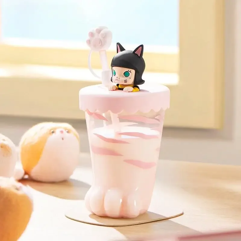 pop-bubble-mart-cat-paw-cup-deixe-ir-do-dia-presente-de-copa-de-palha-periferica-molly-cup-anime-figura-modelo-toy-gift