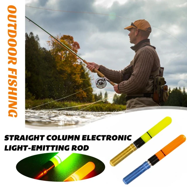 2Pcs Fishing Lighted Bobber High Brightness Ultralight Replacement