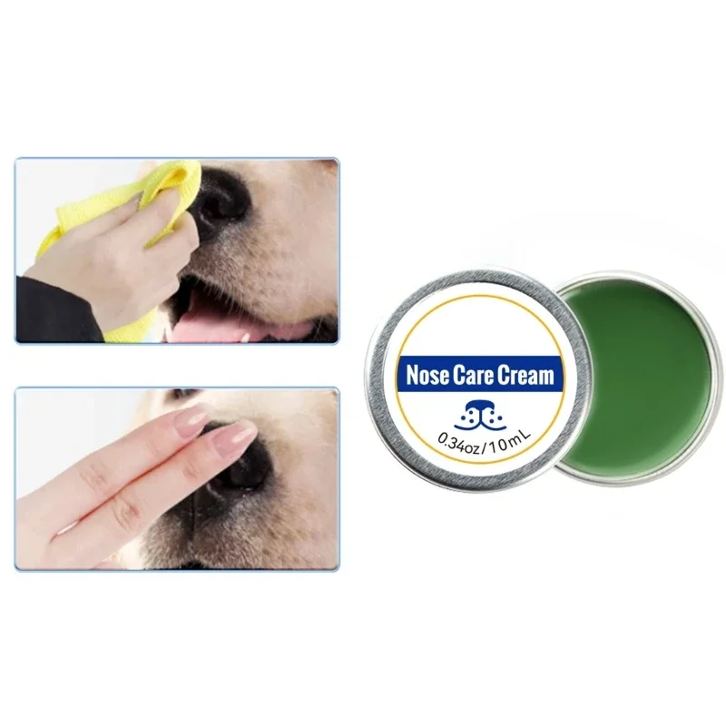 10mlNatural Ingredient Pet Nose Moisturizing Cream Relieve Dryness for Dog Cat Nose and Paw Winter Moisturizing Cream