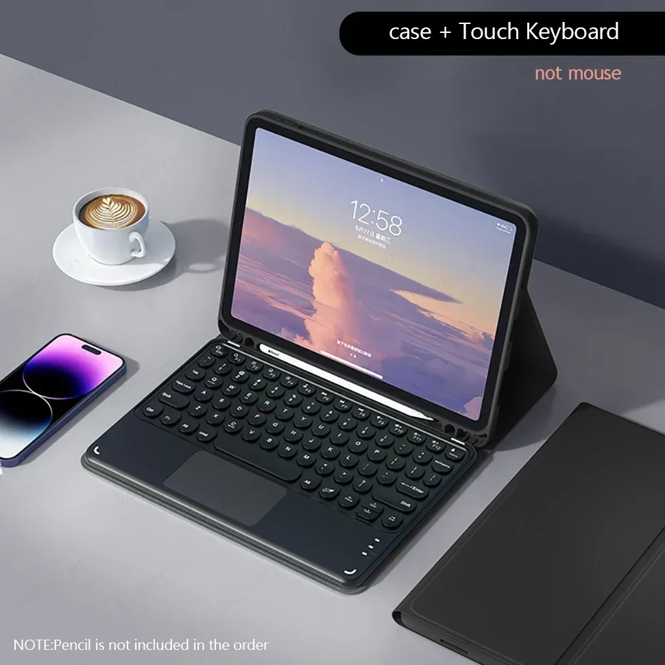 Premium Bluetooth Keyboard Case for Galaxy Tablets, 10.9 and 11