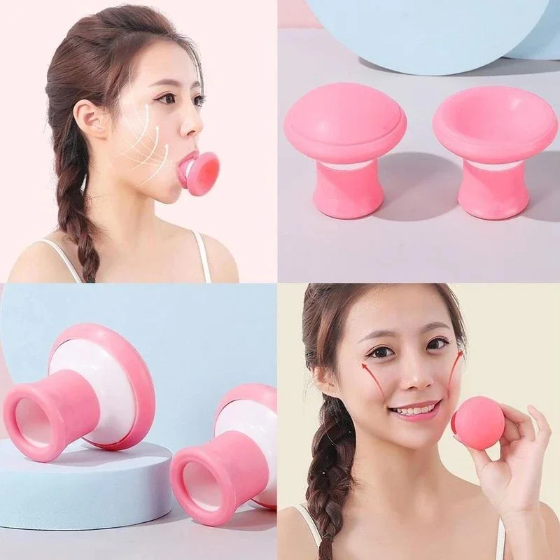 V Face Slimming Tool Lift Skin Firming Shape Lifting Jaw Trainer Massager Instrument Double Chin Reducer Jaw Exerciser jaw exerciser chin line exerciser