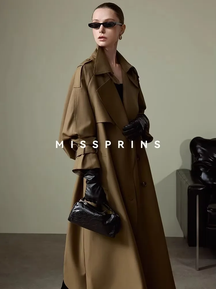 Lautaro Women’s Khaki Trench Coat 3