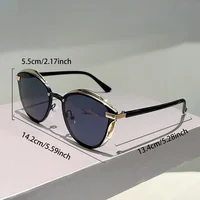 GM LUMIAS surdimensionné Vintage lunettes de soleil femmes nouvelle mode miroir extérieur nuances décontractées Ins à la mode Style coréen décor lunettes de soleil 6