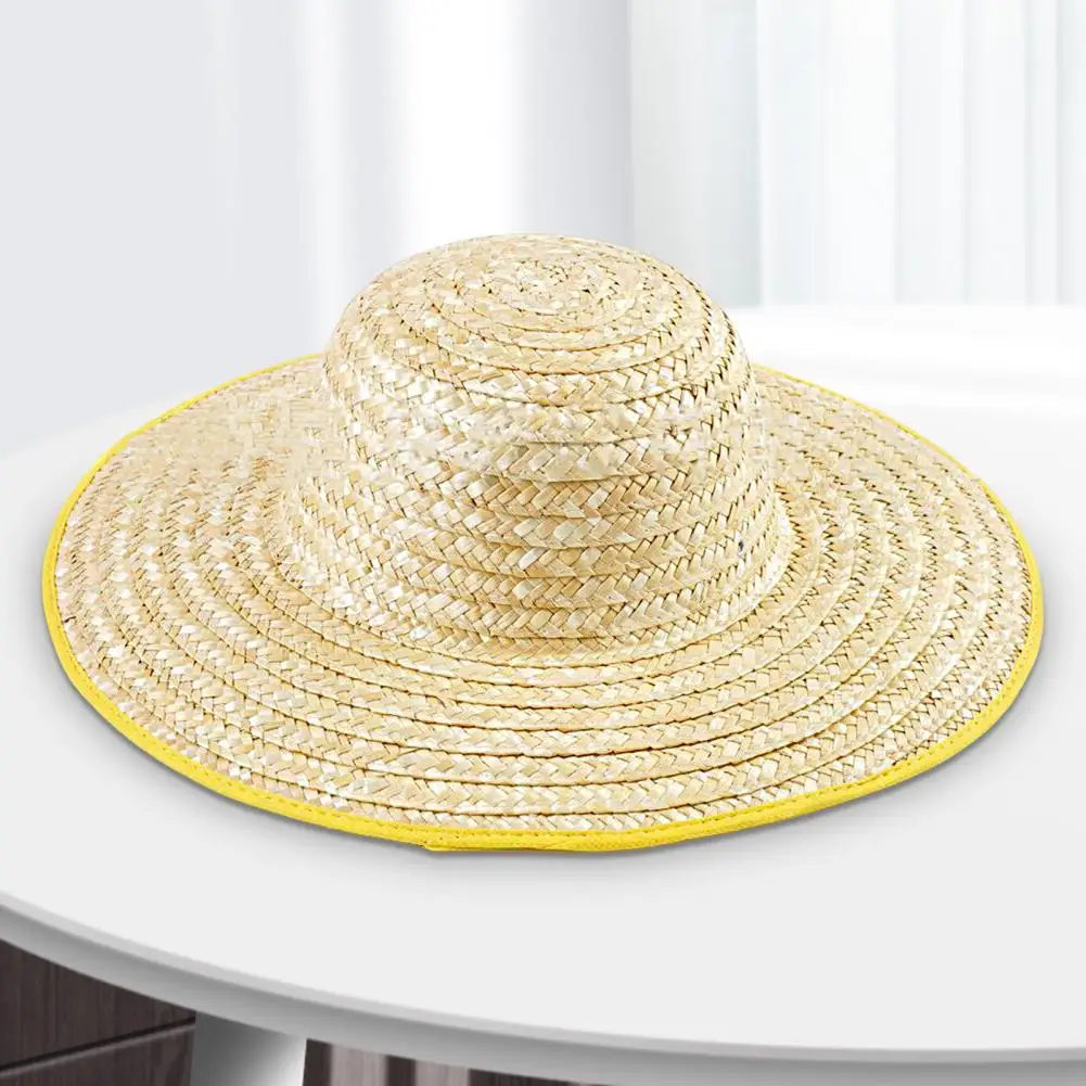 

Sun Hat Anti-crack Straw Hat Soft Anti-UV Sunproof Sunshade Hat Practical Fine Workmanship Cowboys Hat for Adult