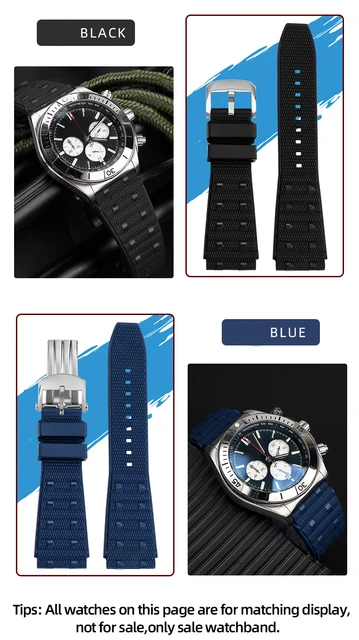 Rubber Strap Breitling Watch Straps For Sale Breitling White Diver