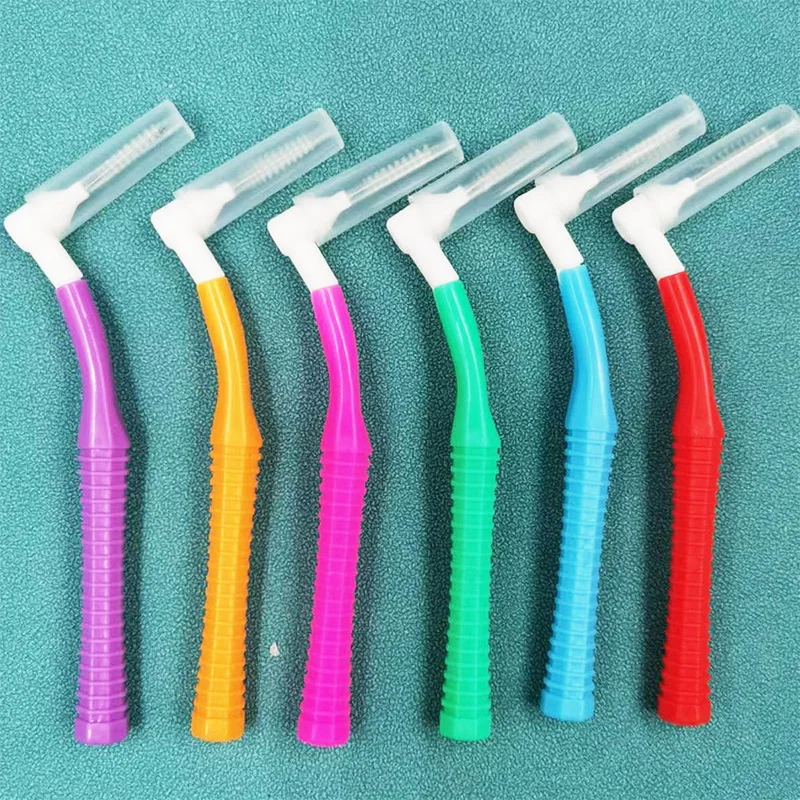 20pcs/box L Alakít push-pull interdental ecsettel orthodontic Fogpiszkáló fogak whitening Cakk Csákány Fogkefe Szóbeli Egészségtan érdekel