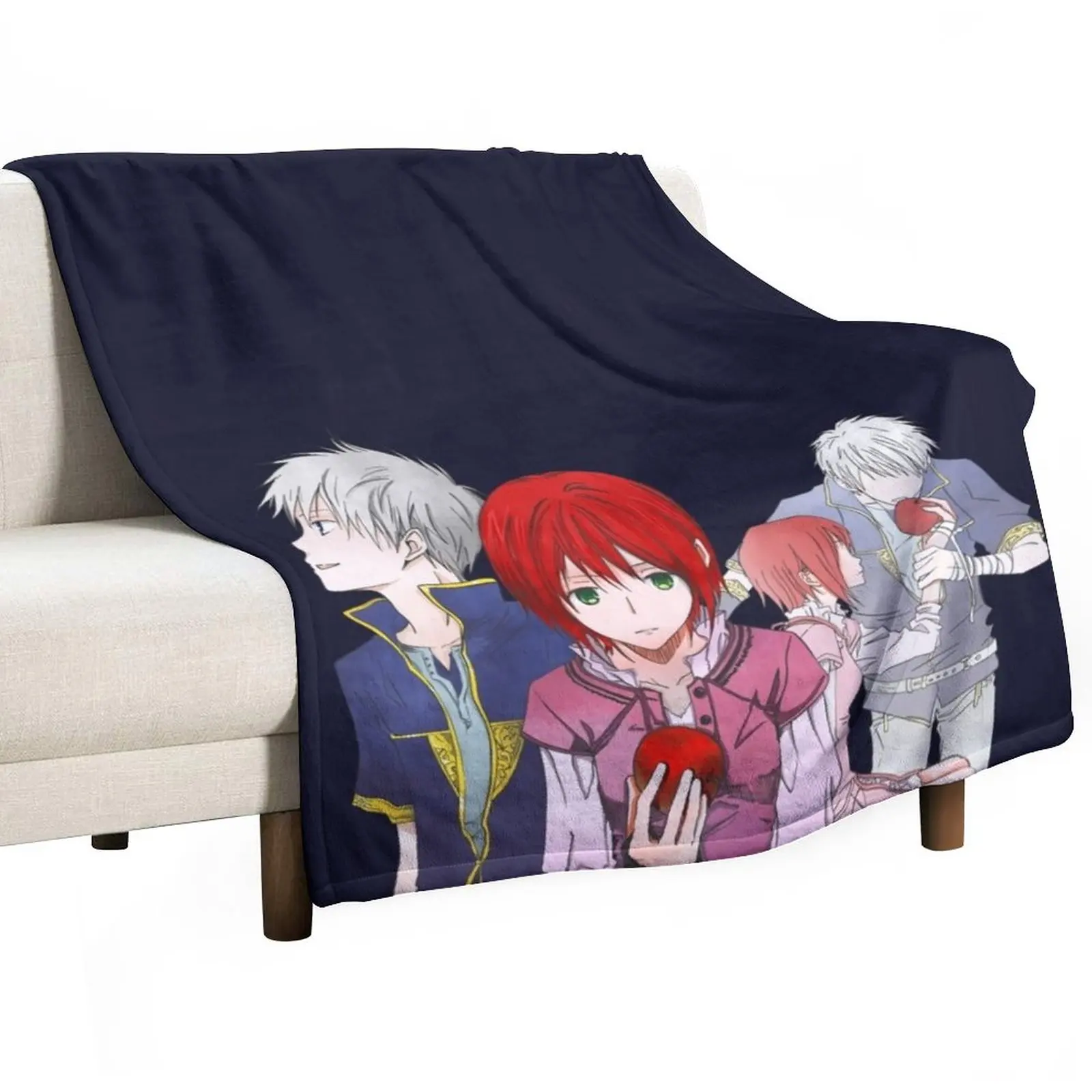 

Akagami no Shirayukihime Throw Blanket Giant Sofa Blanket Winter bed blankets