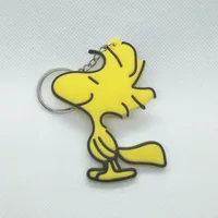 Snoopy Charlie Woodstock Key Chain Mobile Phone Chain Keyring Student Gift Cute Cartoon Bag Pendant Lanyard Decor Keychain Gift 5