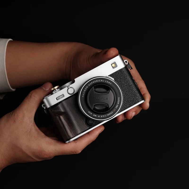 Fujifilm Fuji X-E5 XE5용 목재 손잡이 홀더 미끄럼 방지 스티커