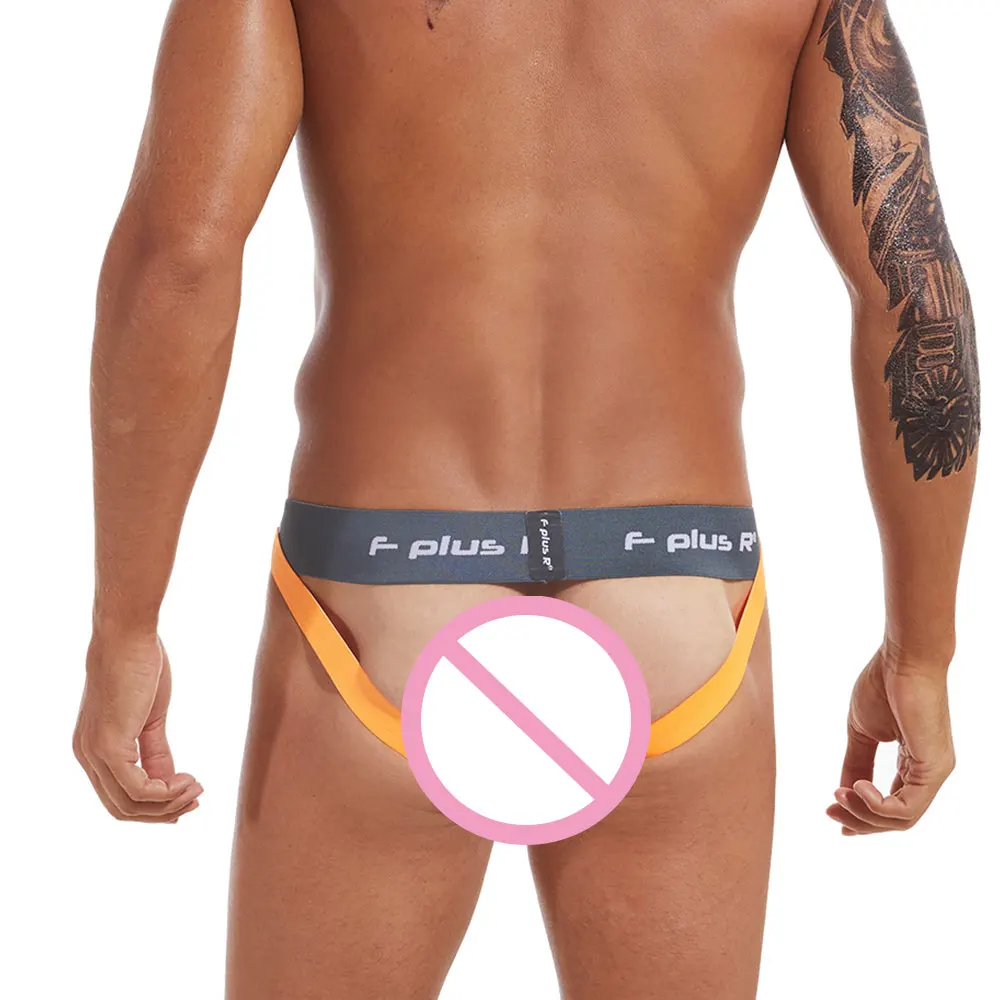 Men's Athletic Supporter Jockstrap with Cup Pocket 2 Inch Waistband Push Up Pad Sissy Underwear Jock Strap Briefs G String Thong