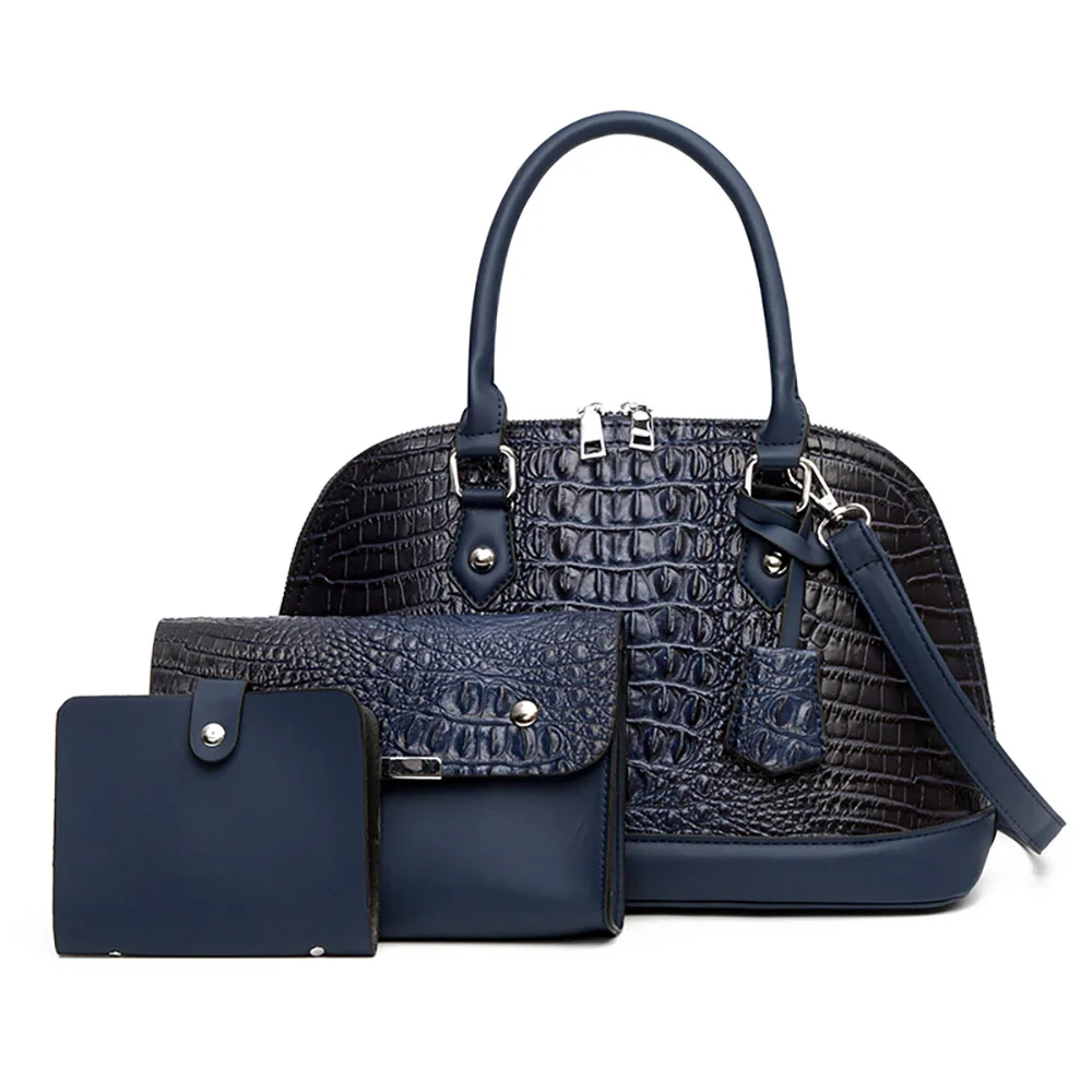 

Luxury Stone Pattern Women Handbags 2022 High Quality Ladies Shoulser Bags 3Pcs Sets Crossbody Messenger Bags Small Purse