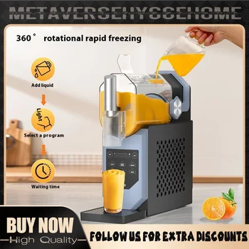 Multi-Functional With Cover Automatic Ice Machine Soft Ice Large Capacity Ice Crusher Touch-tone Household Snow Melting Machines 1