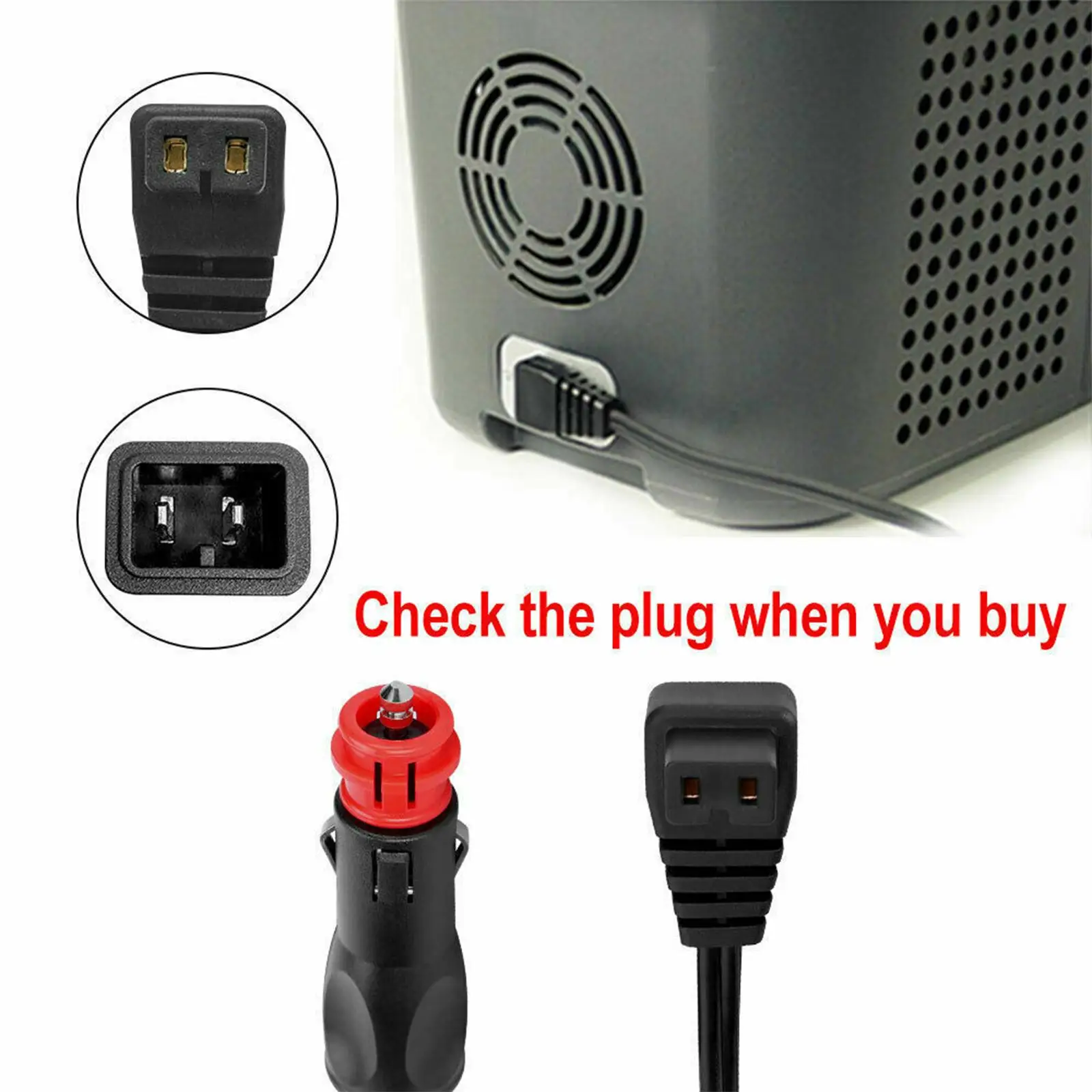 Car Fridge Thermoelectric Charger 2M Extension Power Cable Cigarette Lighter  - AliExpress