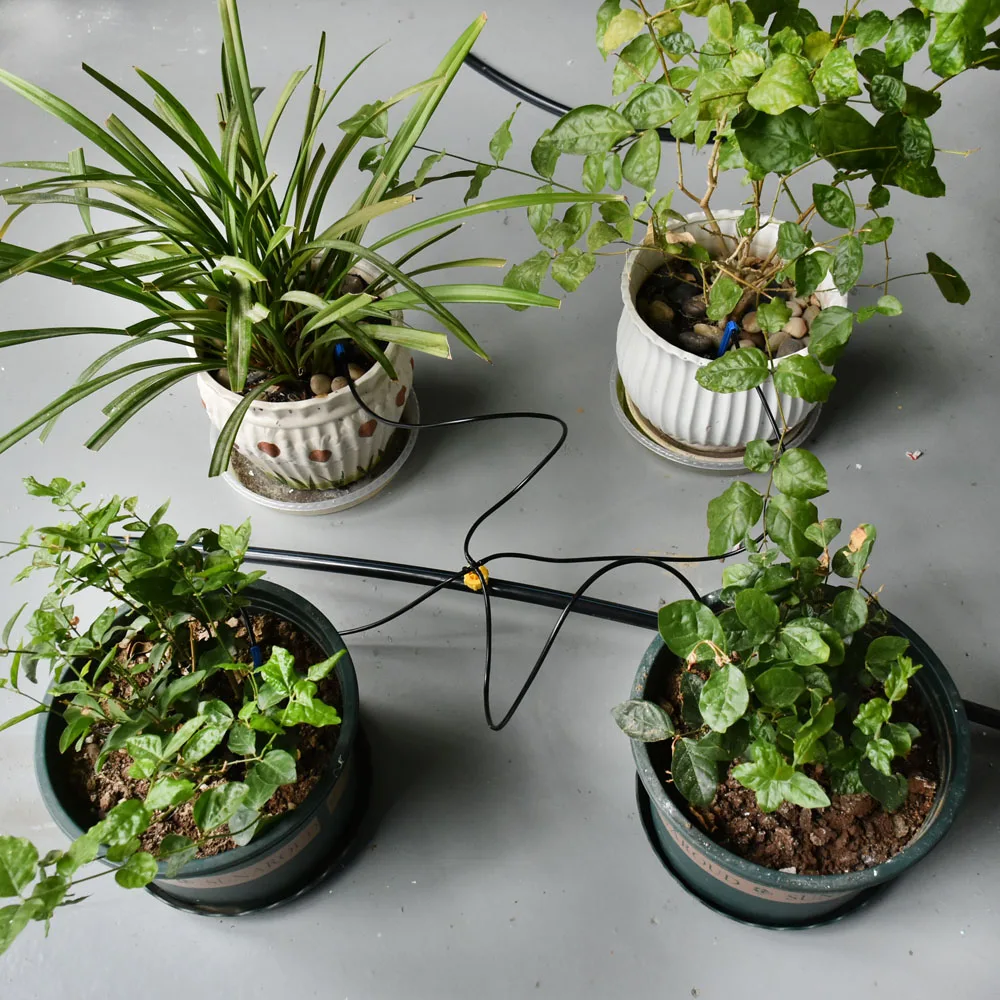 2L 4L 8L Dripper Micro Irrigation 2/4-way Arrow Dropper Connector Cross Water Splitter Emitter Drip Arrow Drip Irrigation System 3