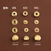 50sets Metal Brass Press Studs Sewing Button Snap Fasteners Sewing Leather Craft Clothes Bags Handmade DIY 831/633/201 Snaps 4