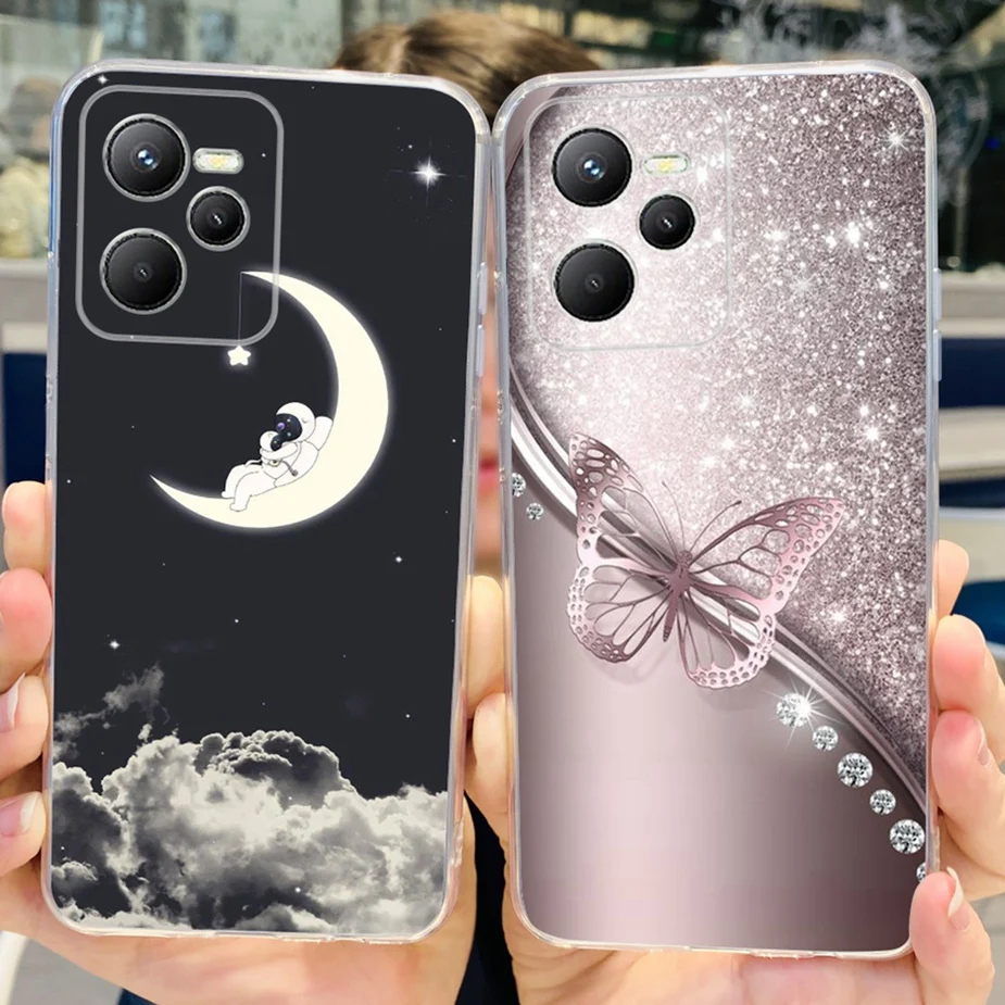 Stylish Painted Soft Slim Phone Case - Elegant Protective Cover with Bumper Design