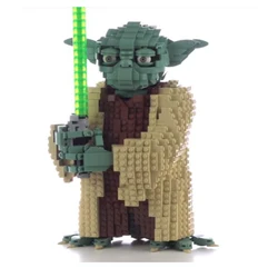 Yodaed – modèle de blocs de construction compatibles avec 75255 briques, jouets DIY pour cadeau de noël 