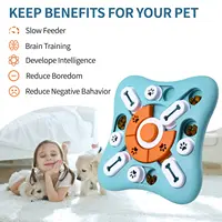 Interactive Dog Treat Puzzle Toys for IQ Training & Mental Stimulating,Fun Slow Feeder,Large Medium Small Dogs Enrichment Toys w 2