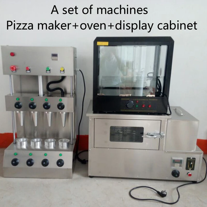 PBOBP Pizza Machine Oven With Display case Stainless Steel Top Portable Ovens for Gas or Charcoal Grill Outdoor for Courtyard