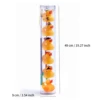 8 Pcs Bathtub Toy Duck Fishing Game - 2 toy fishing rods and 6 rubber ducks - teach numbers 2