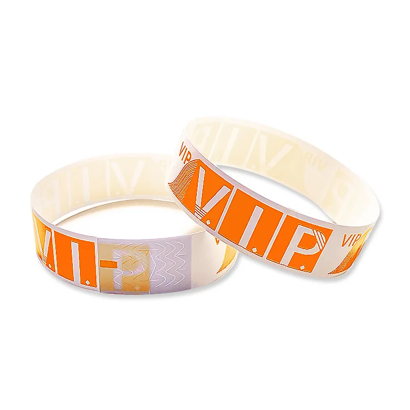 Colorful Paper Neon Identification Wristbands Mixed Multicolor 10 Colors Waterproof Bracelets for Events Festival