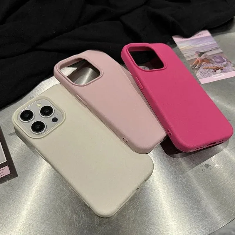 Luxury Matte Leather Phone Case - Premium Stylish Protection Cover