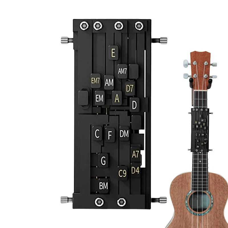 thumbnail image 2 of Callipe Guitar Chord Aid One-Touch Chords Presser Guitar Learning Tool Guitar Chord Trainer Practice Aid For Beginners Guitar Lover 2 of 14