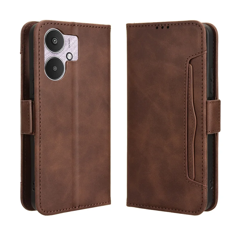 Per Redmi 13C 5G Custodia Multi-Card Slot Cover Custodia In Pelle Proteggi Cover Per Redmi 13C 5G Stand Flip Wallet Case Per Redmi13C 4G