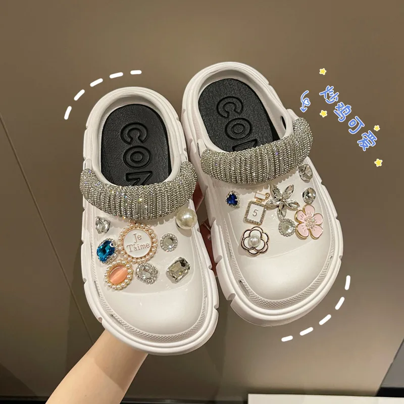 Platform Slippers Summer Women's Sandals 6cm Wedges Ladies Outdoor Clogs Thick Street Beach Slides Girls Flip Flops Garden Shoes 2