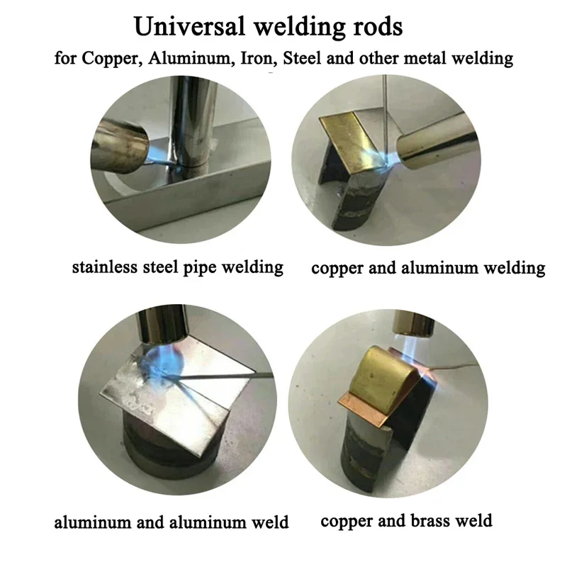 Aluminum Welding Rods, 10/20 pcs No Need Solder Powder 1.6/2mm Brazing Low Temperature Solder Soldering Rod