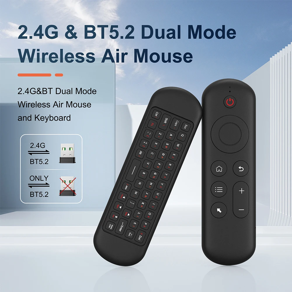 

Новинка M5 2,4G Беспроводная воздушная мышь Smart Voice Remote Control BT5.2 Беспроводная мини-клавиатура для Android TV BOX PC